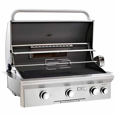 American Outdoor Grill T Series 30 Inch 3 Burner Portable Gas Grill With Side Burner | Rotisserie Kit
