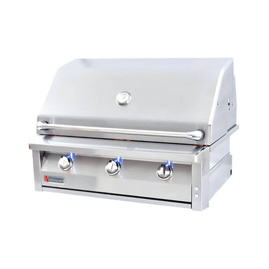 American Renaissance Grill 36 Inch 3 Burner Built In Gas Grill | 304 Stainless Steel