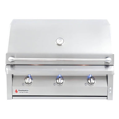 American Renaissance Grill 36 Inch 3 Burner Built In Gas Grill