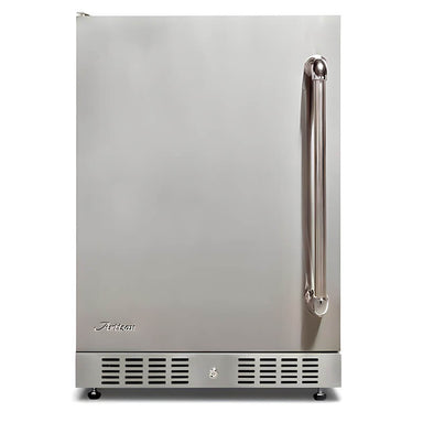 Artisan 24-Inch 5.5 Cu. Ft. Outdoor Rated Refrigerator With Marine Armour | Left Hinge Side