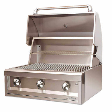 Artisan American Eagle 32-Inch 3 Burner Built-In Gas Grill With Marine Armour | Stainless Steel Doubled Walled Grill Hood