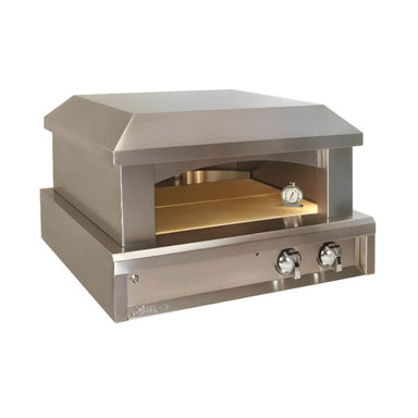 Artisan Professional 29-Inch Freestanding Outdoor Pizza Oven With Marine Armour | Angled view
