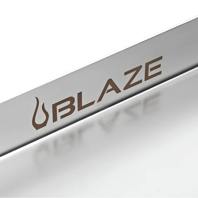 Blaze 14 Inch Stainless Steel Griddle Plate | 1 1/2-inch Side Walls