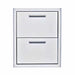 Blaze 16 Inch Stainless Steel Double Access Drawer