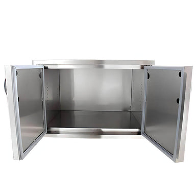 Blaze 32 Inch Stainless Steel Dry Storage Cabinet With Shelf | Stainless Steel Construction