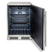 Blaze 24 Inch 5.5 Cu Ft Outdoor Stainless Refrigerator with Glass Shelves