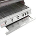 Blaze Premium LTE 40 Inch 5-Burner Built-In Gas Grill | Grease Pull-Out Tray
