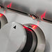 Blaze Premium LTE 40 Inch 5-Burner Built-In Gas Grill | LED Lights On Gas Knobs Close Up