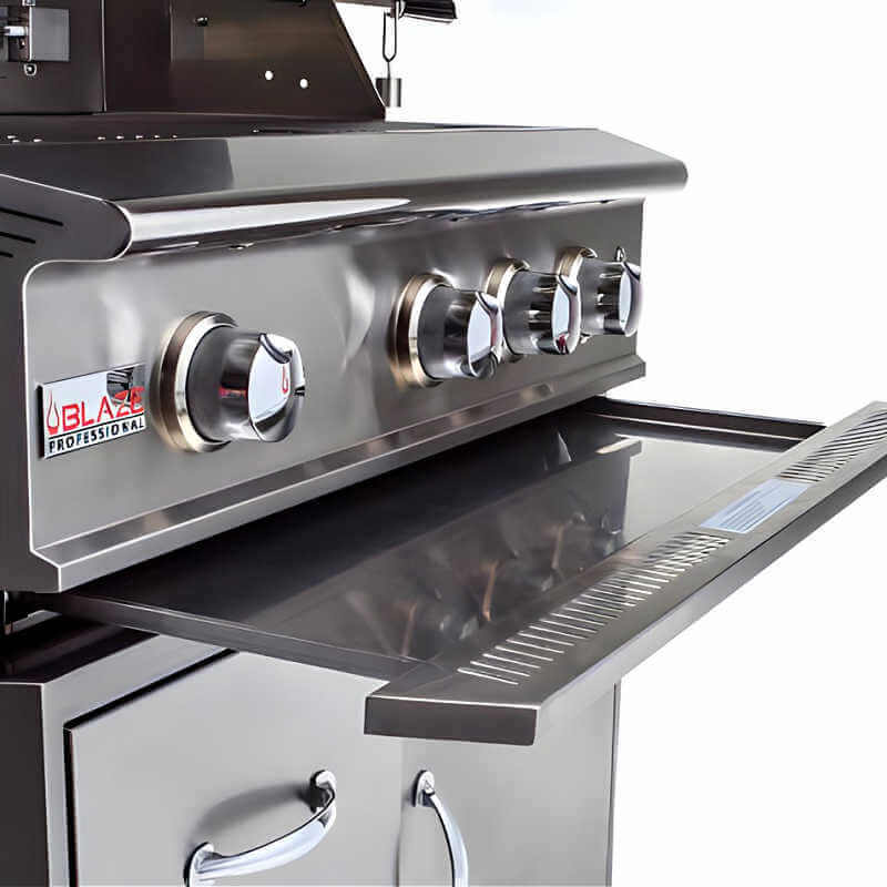 Blaze Professional LUX 34 Inch 3 Burner Built-In Gas Grill | Grease Drip Tray