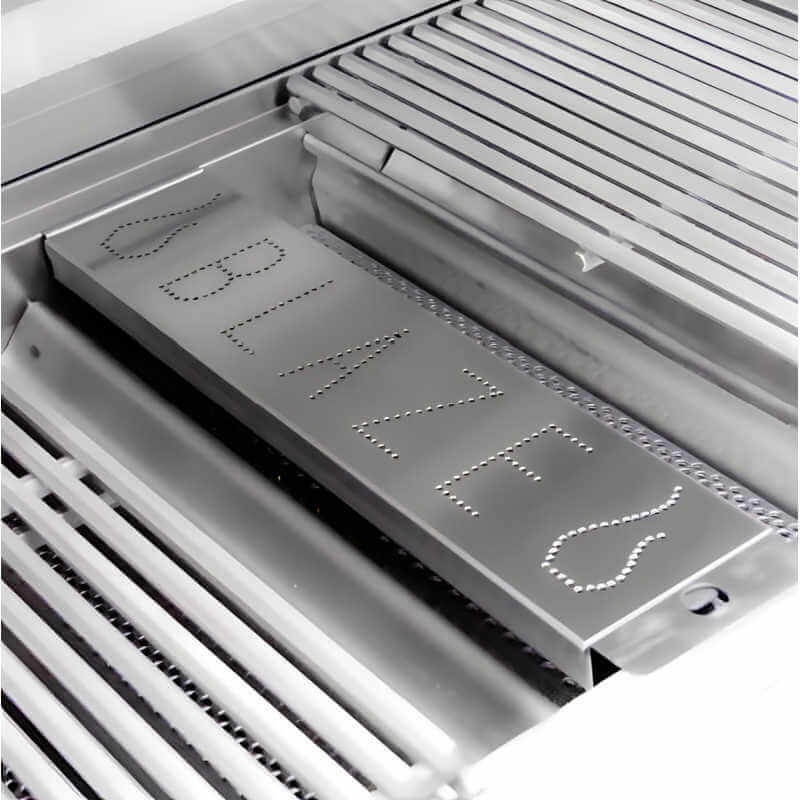 Blaze Professional LUX Stainless Steel Smoker Box | Installed In Grill