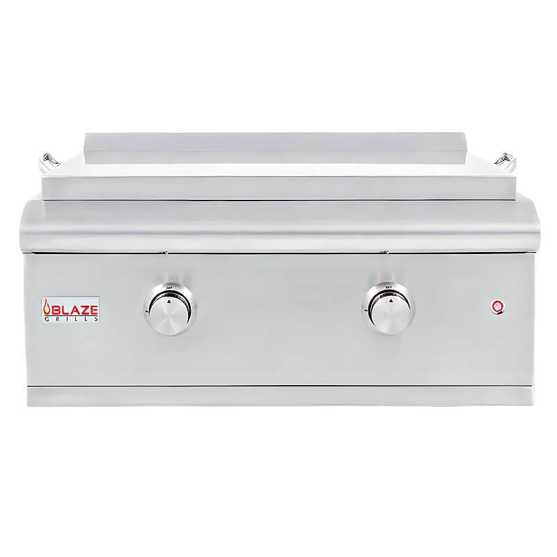Blaze 30 Inch Built Gas Griddle  with Stainless Lid