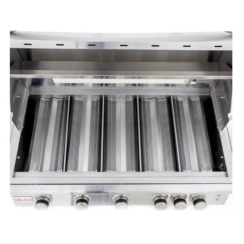 Blaze Premium LTE 40" 5-Burner Built-In Gas Grill with Stainless Steel Construction