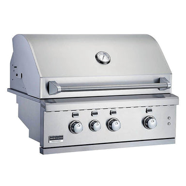 Broilmaster 34" Stainless Freestanding Gas Grill with stainless steel construction