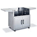 Broilmaster 34" Stainless Freestanding Gas Grill with stainless steel cart
