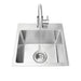 Bull 15 Inch Premium Stainless Steel Sink With Hot And Cold Faucet 