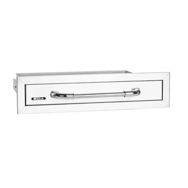 Bull 26 Inch Stainless Steel Single Access Drawer With Reveal | Soft-Closing Drawer Glides