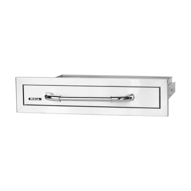 Bull 26 Inch Stainless Steel Single Access Drawer With Reveal
