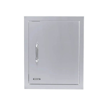 Bull 18 Inch Stainless Steel Single Vertical Access Door With Reveal | Right Hinge