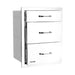 Bull 21 Inch Stainless Steel Triple Access Drawer With Reveal