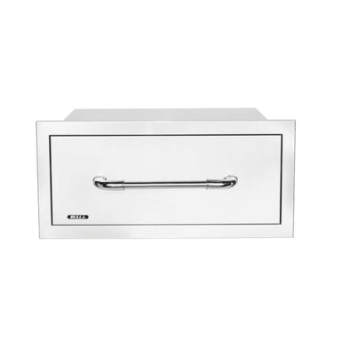 Bull 26 Inch Large Single Stainless-Steel Drawer With Reveal 