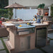 Bull 30 Inch Stainless Steel Slide-In Bar Center With Ice Chest & Sink | Installed in Outdoor Kitchen