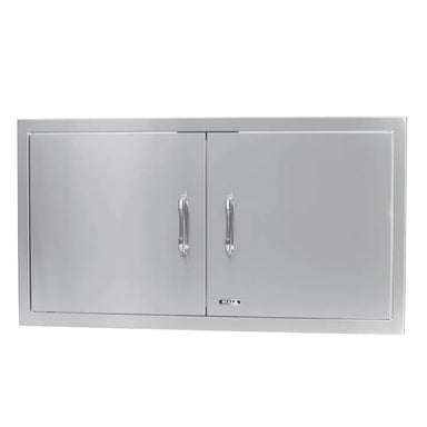 Bull 38 Inch Dual-Lined Stainless Steel Double Access Doors With Reveal | 16 Gauge 304 Stainless Steel Construction