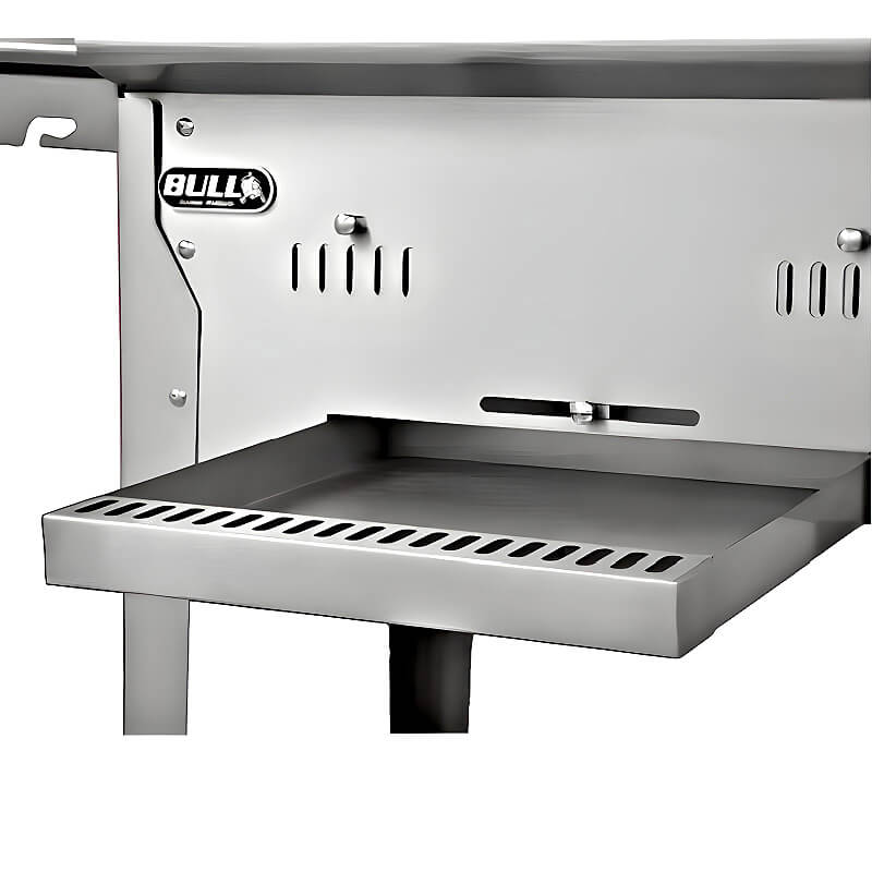Bull Bison Premium 30-Inch Freestanding Charcoal Grill | Ash Pull-Out Tray