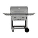 Bull Bison Premium 30-Inch Freestanding Charcoal Grill | Stainless Steel Constructio