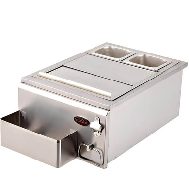 Cal Flame 18 Inch Built-In Cocktail Center | Stainless Steel Construction