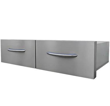 Cal Flame 39-Inch Horizontal Double Access Drawers 