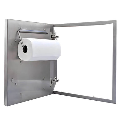 Cal Flame Heavy-Duty 18-Inch Vertical Single Access Door | Paper Towel Holder