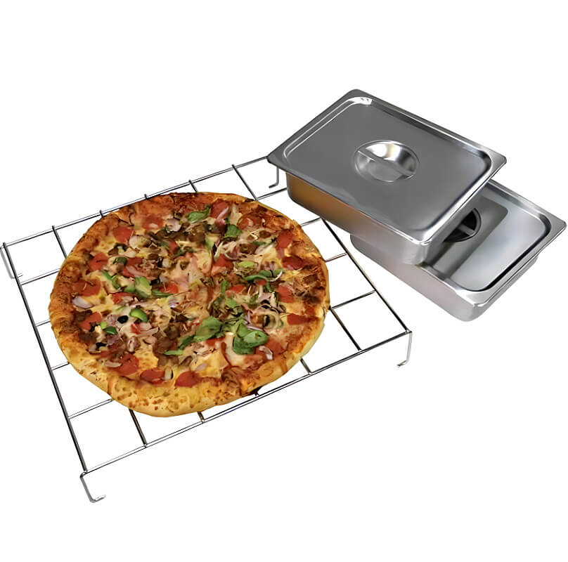 Cal Flame 2-in-1 Built-In 110V Electric Stainless Steel Outdoor Warming & Pizza Oven | Accessories