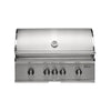 Coyote SL-Series 36-Inch 4-Burner Built-In Gas Grill With Sear Infrared Burner & Rotisserie