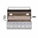 EZ Finish Systems 8 Ft Ready-To-Finish Grill Island | Summerset TRL 32-Inch 3 Burner Gas Grill | Includes Rotisserie Kit