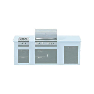 EZ Finish Outdoor Systems 8 Ft Ready To Finish Outdoor Kitchen | 3D Design Front View
