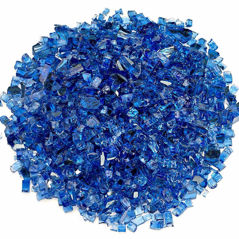 Elementi Caribbean Blue Fire Glass