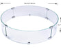 Elementi Round Tempered Glass Wind Screen for Fire Bowls Dimensions