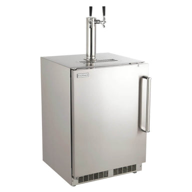 Fire Magic 24 Inch Right Hinged Outdoor Built-In Dual Tap Kegerator