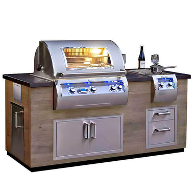 Fire Magic 660 Reclaimed Wood Style Grill Island