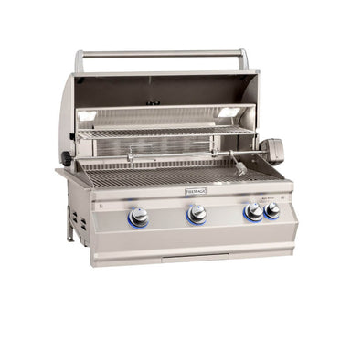 Fire Magic A540I Aurora 30-Inch Built-In Grill with Rotisserie Kit & Infrared Burner | 304 Stainless Steel Construction