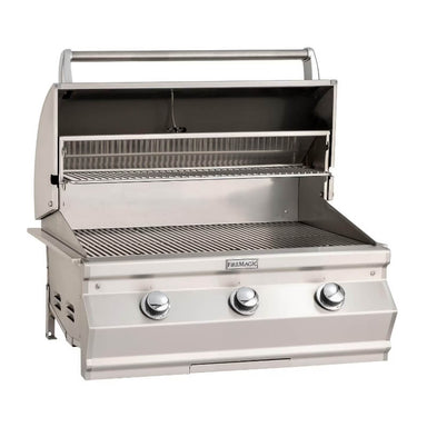 Fire Magic Choice 30-Inch Built-In Gas Grill With Analog Thermometer - Open