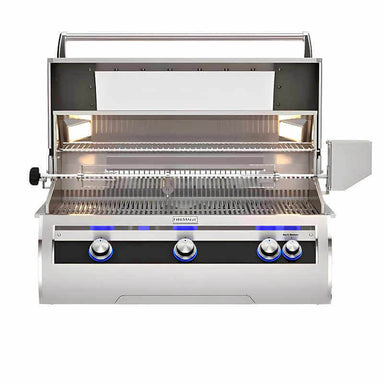 Fire Magic E790I Echelon Diamond 36-Inch Built-In Gas Grill with Analog Thermometer, Magic View Window| Rotisserie Kit