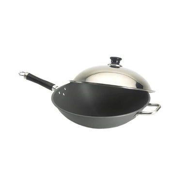 Fire Magic Wok With Stainless Steel Cover - 3572