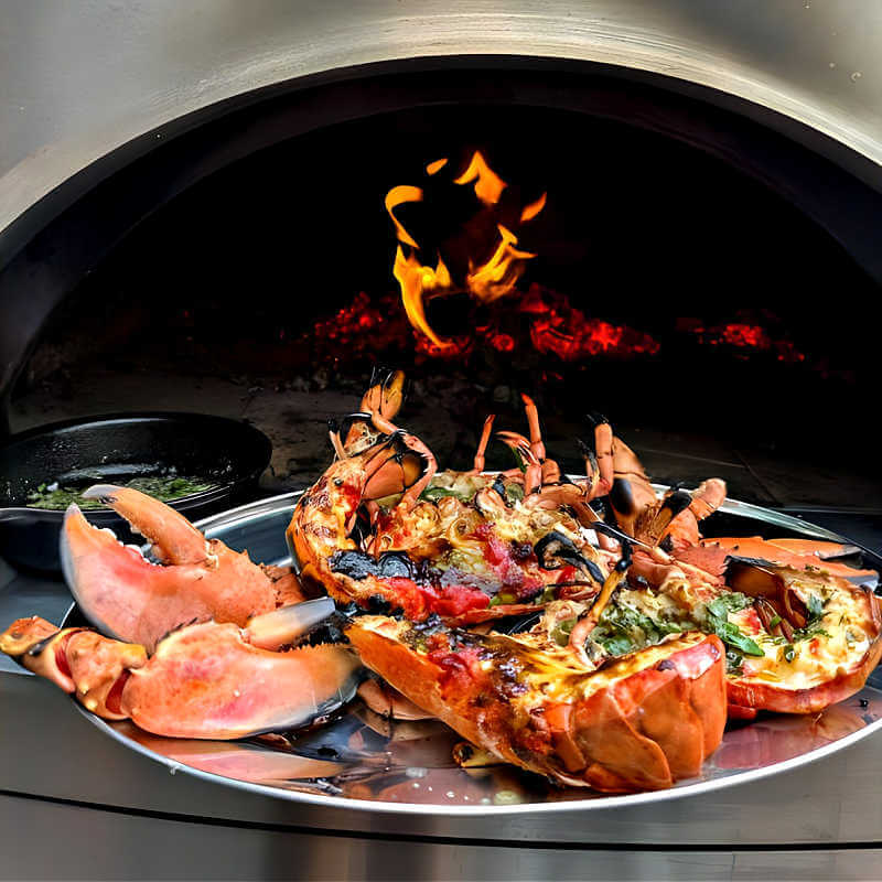 Forno Venetzia Torino 200 40-Inch Outdoor Wood-Fired Pizza Oven | Cooking Lobster