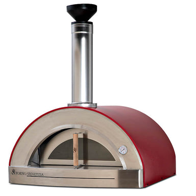 Forno Venetzia Torino 200 40-Inch Outdoor Wood-Fired Pizza Oven | In Red