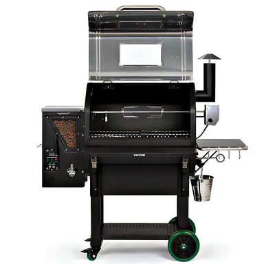 Green Mountain Grills Ledge SS Prime Pellet Grill with Stainless Steel Hood