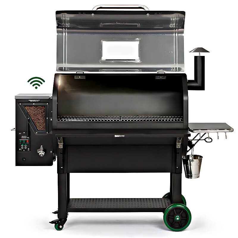 Green Mountain Grills Peak Prime SS Pellet Grill with Large Grill Space