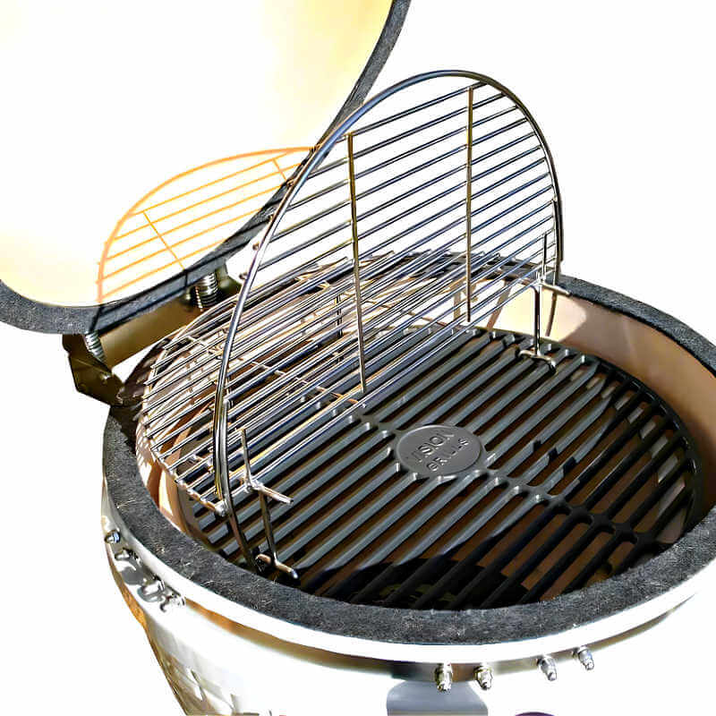 Vision Grills Elite XR402 Ceramic Kamado Grill with Cast Iron Main Cooking Grate
