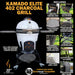 Vision Grills Elite XR402 Ceramic Kamado Grill with Professional Grilling Features
