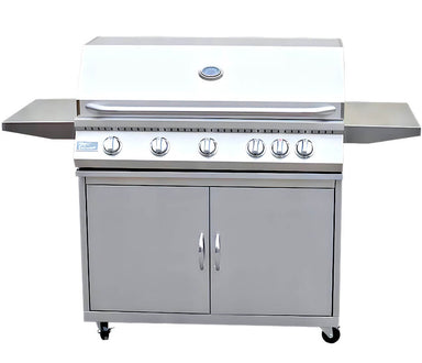 KoKoMo Grills 40" 5 Burner Stainless Steel Freestanding Grill with stainless steel construction